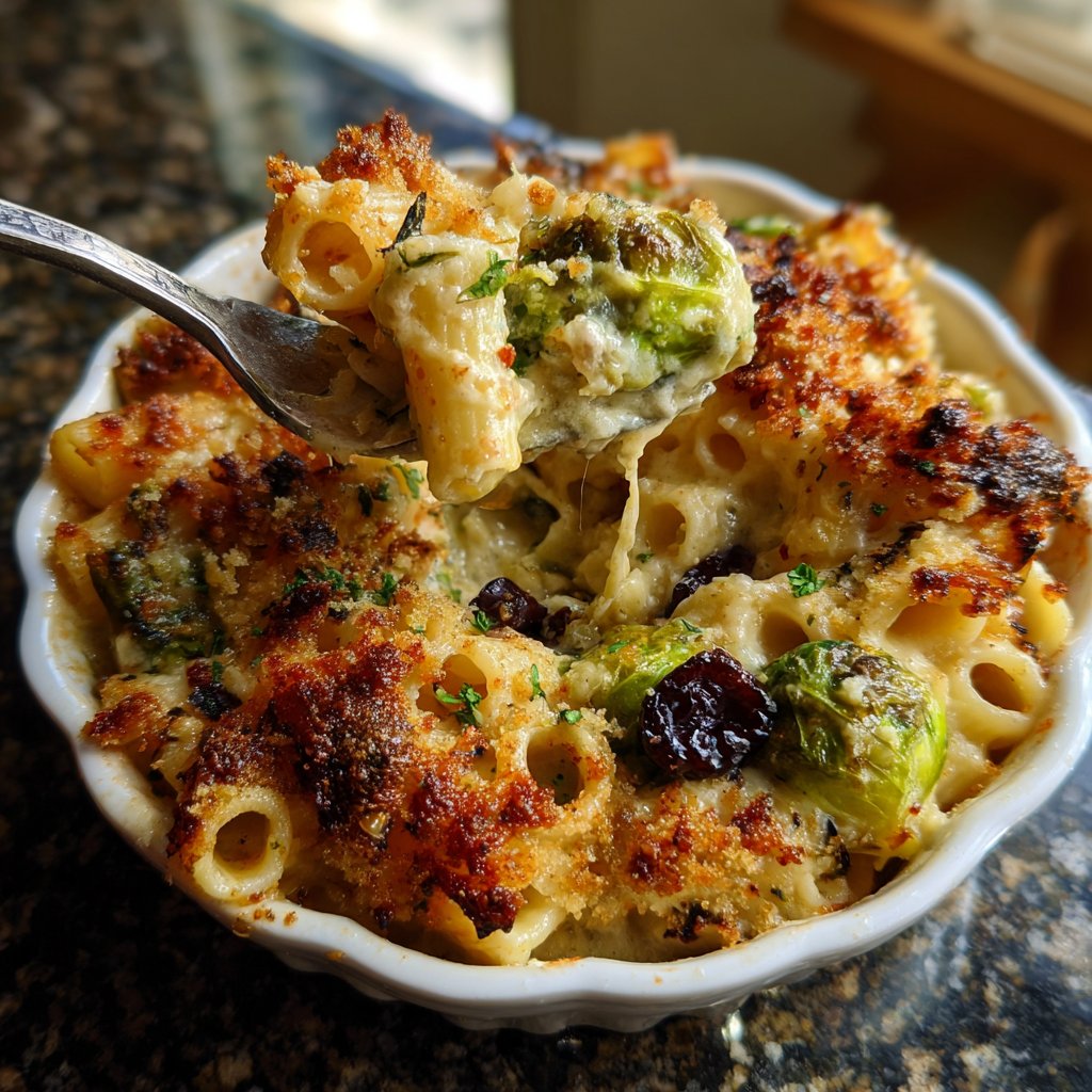 Rigatoni mit Rosenkohl
