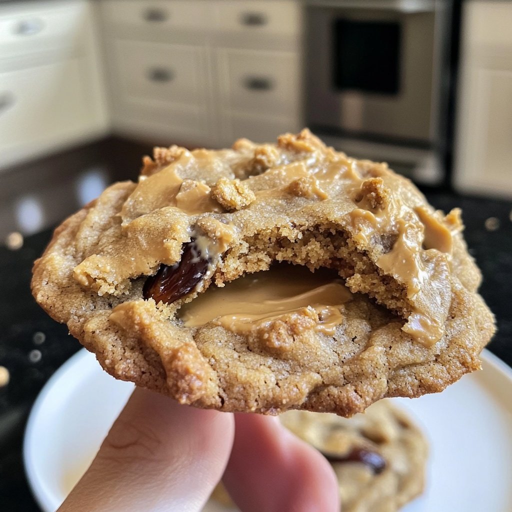 Dattel-Erdnussbutter-Cookies – vegan