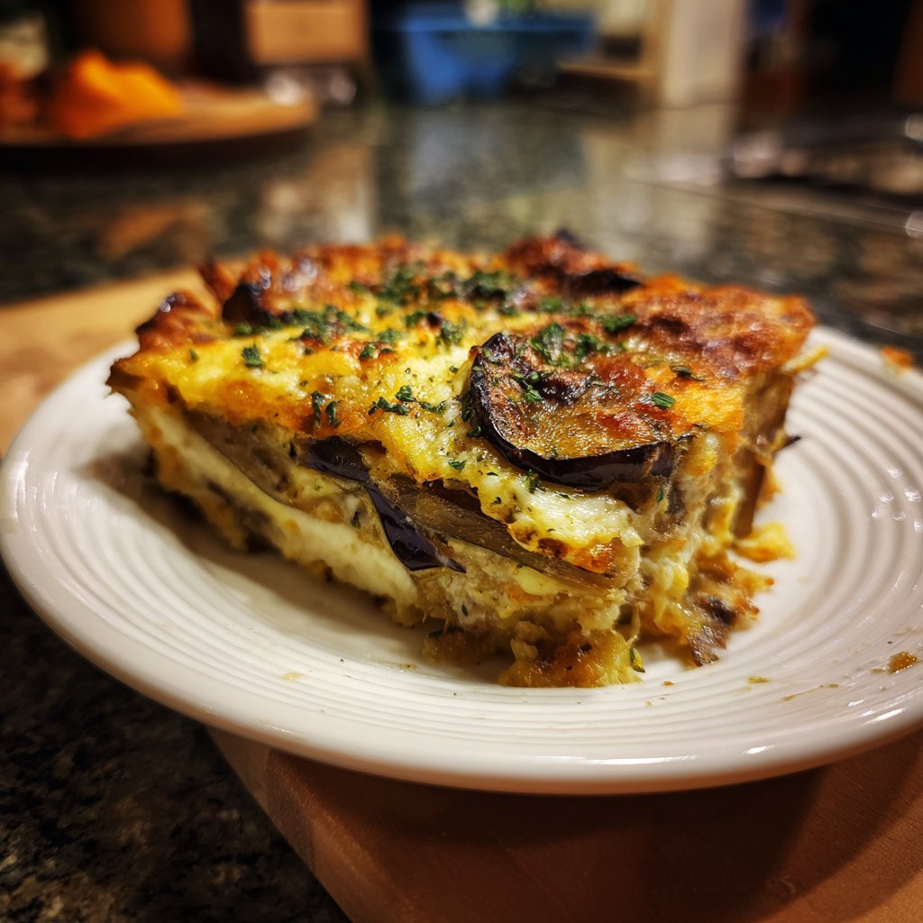 Auberginenauflauf würzig