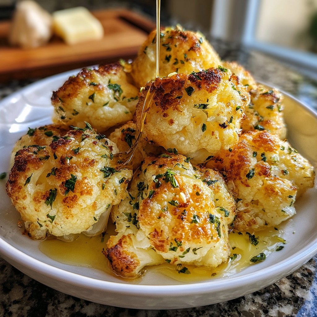 Blumenkohl mit Knoblauchbutter