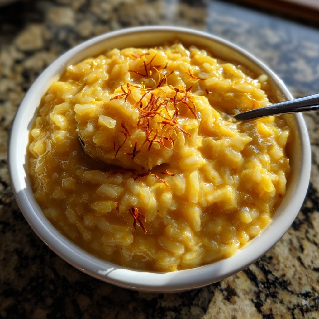 Safranrisotto für ein besonderes Dinner
