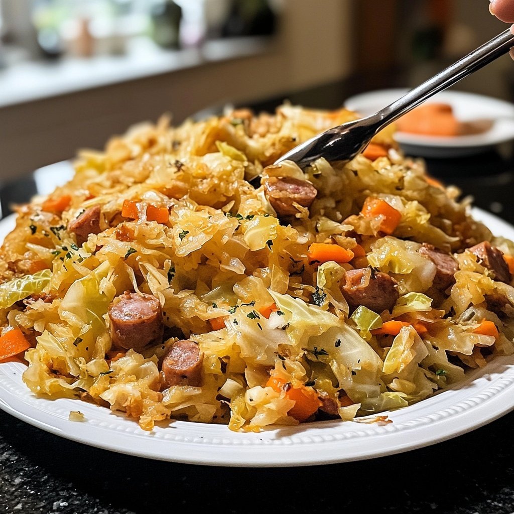 Einfacher Weißkohleintopf