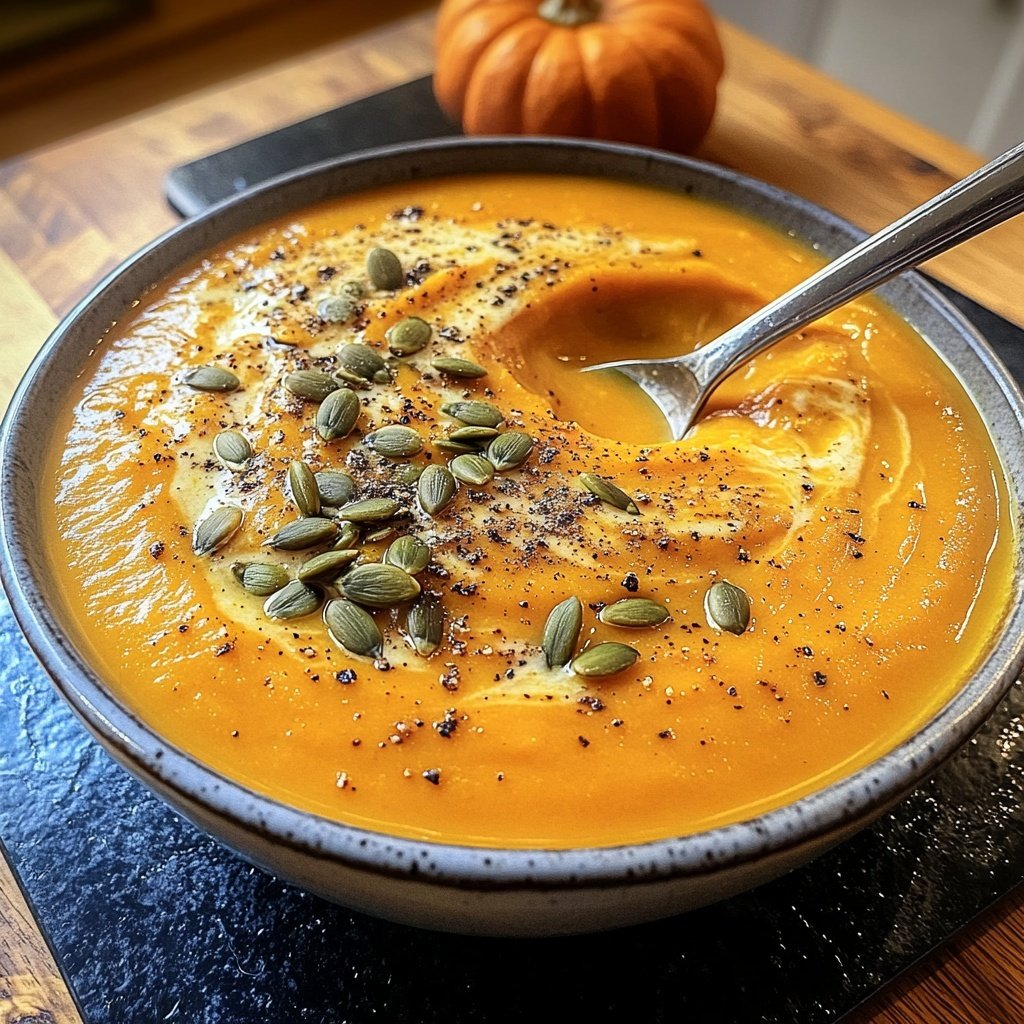 Kürbissuppe cremig ohne Sahne
