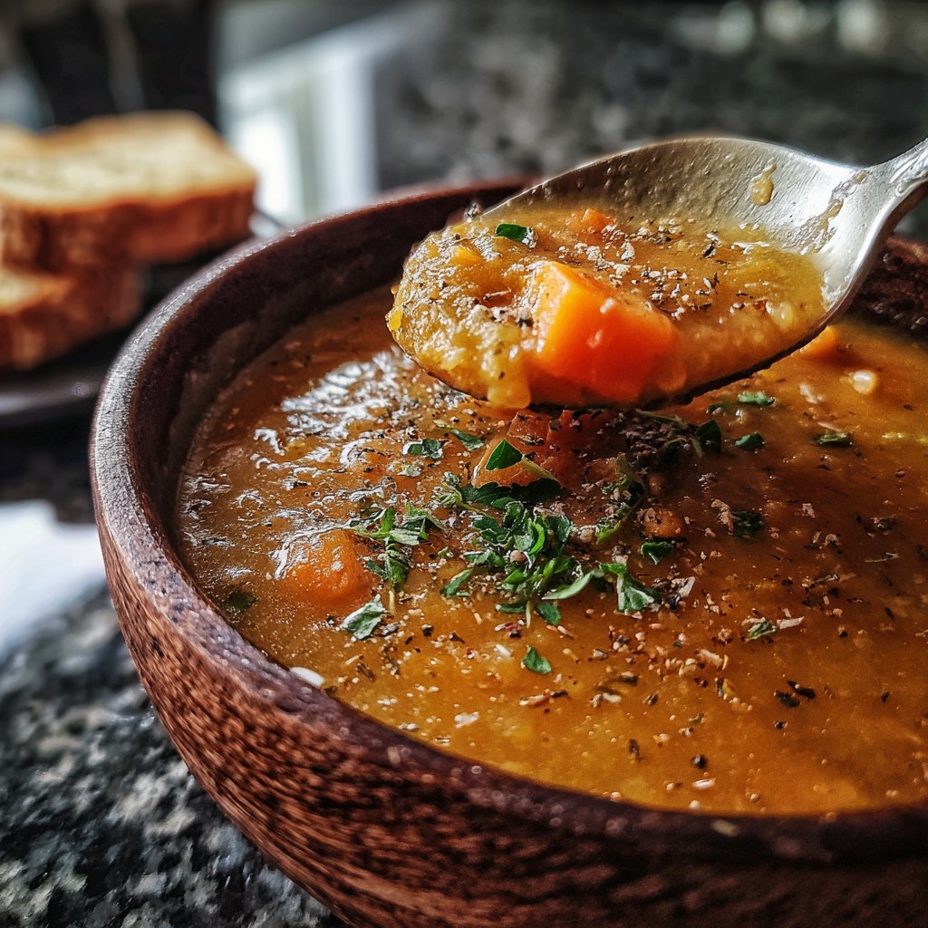 Linsensuppe mit Kreuzkümmel