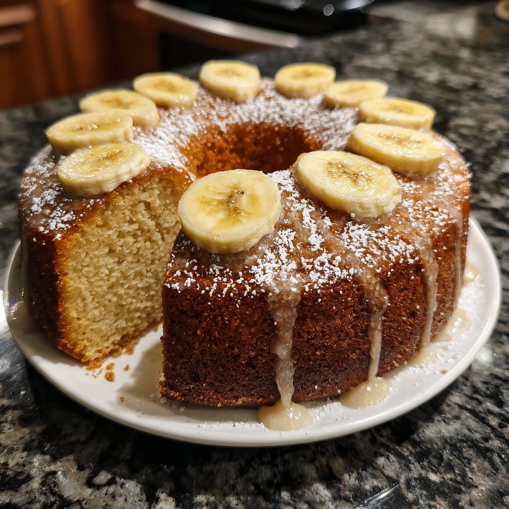 Bananenkuchen mit Buttermilch