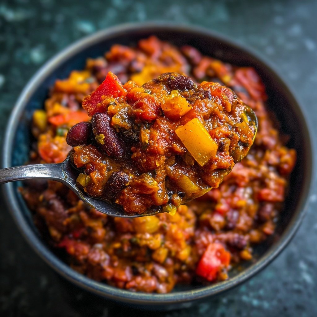Chili sin Carne mit Paprika